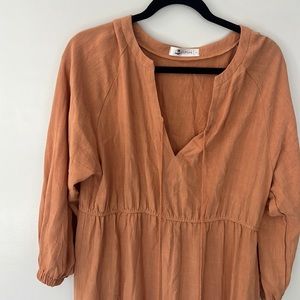 Cupshe linen dress midi